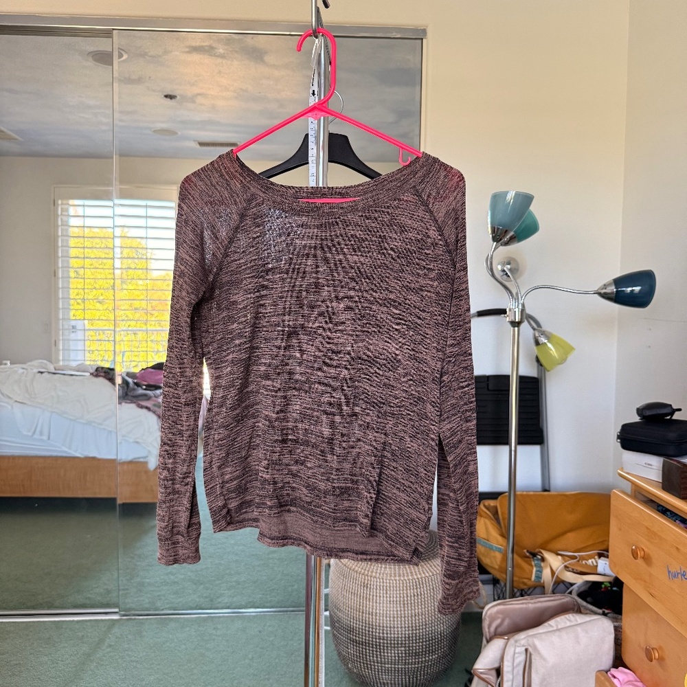Forever 21 Brown and Black Light weight Long Sleeve Shirt